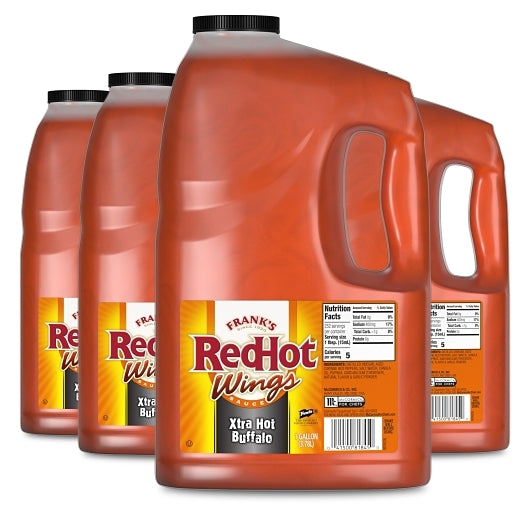 Frank's Redhot Extra Buffalo Wing Hot Sauce Bulk, 4 x 1 GA Case - DOT product image 4