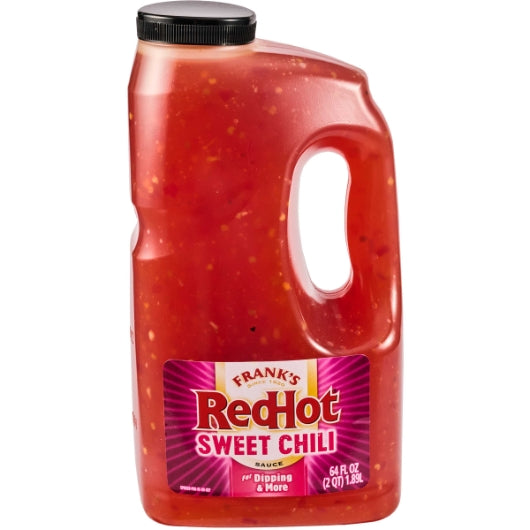 Frank's Redhot Sweet Chili Hot Sauce Bottle, 4 x 0.5 GA Case - Condiments & Sauces
