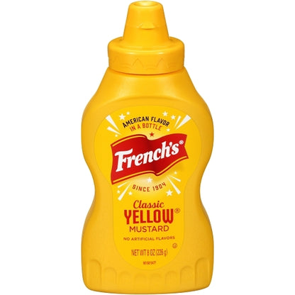 French?s Classic Yellow Squeeze Mustard Bottle, 20 x 8 oz Case - DOT product image 3