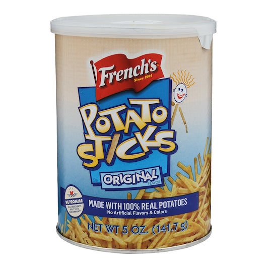 French's Potato Sticks Original Can, 12 x 5 oz Case - DOT product image 2