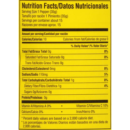 Las Palmas Whole Green Chile, 12 x 27 oz Case - DOT product image 4