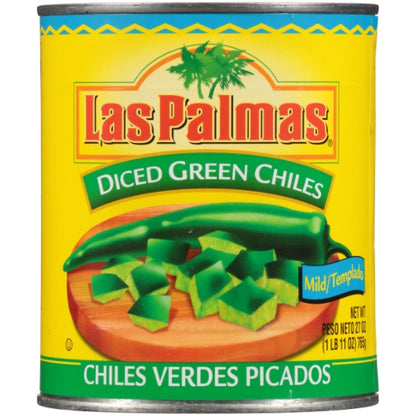 Las Palmas Diced Green Chiles, 12 x 27 oz Case - DOT product image 5