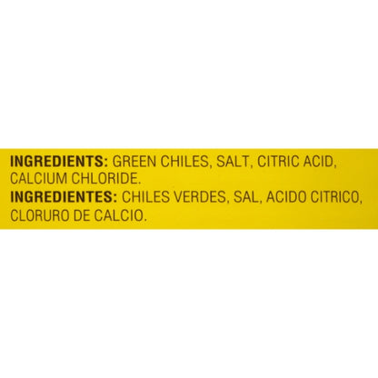 Las Palmas Diced GREEN Chiles, 6 x 100 oz Case - DOT product image 2