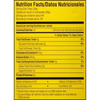 Las Palmas Diced GREEN Chiles, 6 x 100 oz Case - DOT product image 3