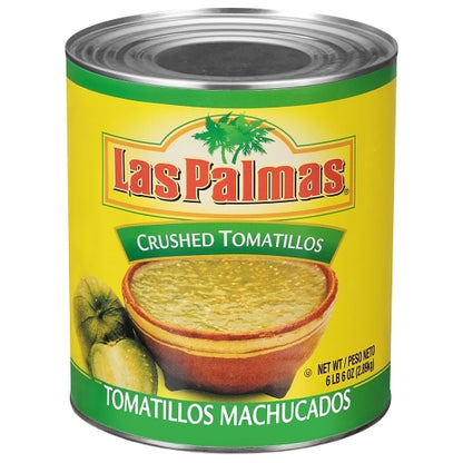 Las Palmas Crushed Tomatillos, 6 x 102 oz Case - Condiments & Sauces