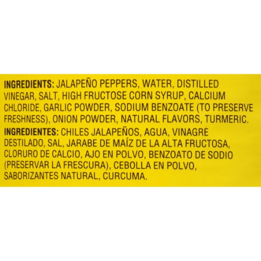 Las Palmas Sliced Jalapeno Peppers, 6 x 96 oz Case - DOT product image 3
