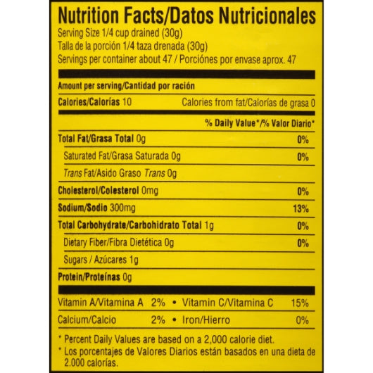 Las Palmas Sliced Jalapeno Peppers, 6 x 96 oz Case - DOT product image 4