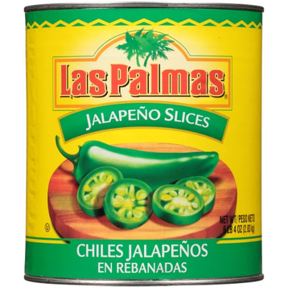 Las Palmas Sliced Jalapeno Peppers, 6 x 96 oz Case - DOT product image 6