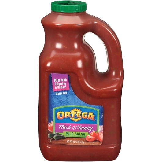 Ortega Thick & Chunky Mild Salsa, 4 x 1 GA Case - Condiments & Sauces