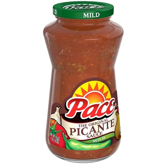 Pace MILD PICANTE SAUCE, 12 x 16 oz Case - Alternate product angle or state