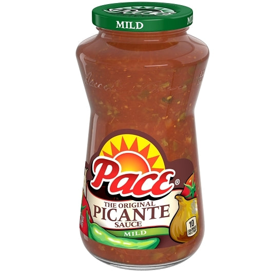 Pace MILD PICANTE SAUCE, 12 x 16 oz Case - Alternate product angle or state