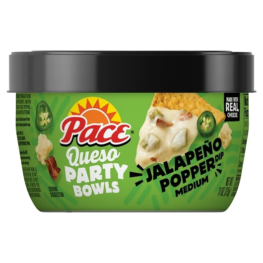 Pace Jalapeno Popper Queso Dip Microwavable Bowl, 8 x 11 oz Case - Plates Bowls - image 2