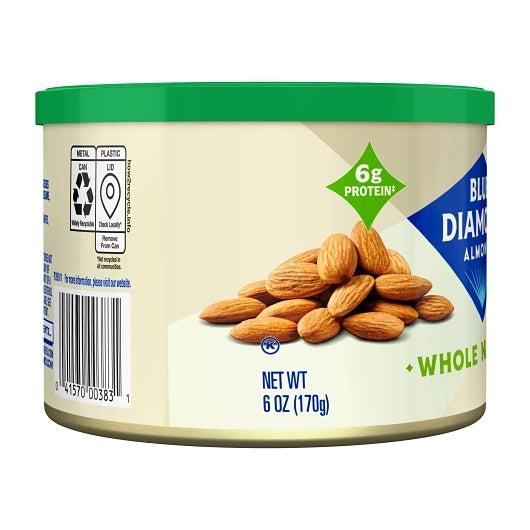 Blue Diamond Whole Natural, 12 x 6 oz Case - Nuts & Seeds