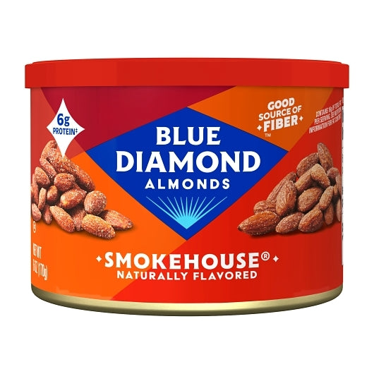 Blue Diamond Almond Smokehouse, 12 x 6 oz Case - Alternate product angle or state