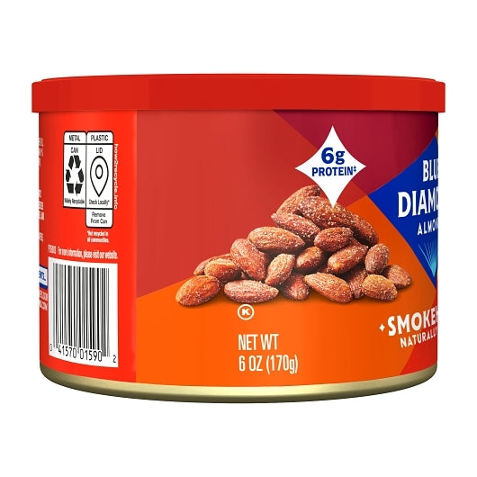 Blue Diamond Almond Smokehouse, 12 x 6 oz Case - Alternate product angle or state