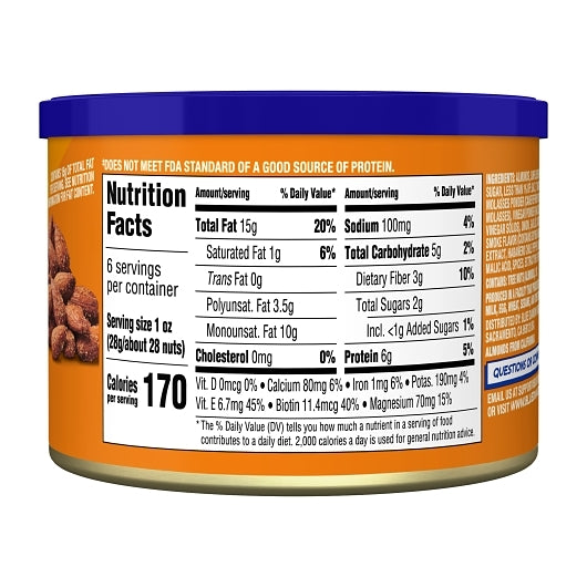 Blue Diamond Bold Habanero Barbecue Bold, 12 x 6 oz Case - Nuts & Seeds