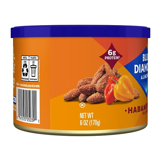 Blue Diamond Habanero Barbecue Bold, 12 x 6 oz Case - Nuts & Seeds