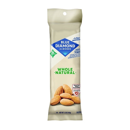 Blue Diamond Whole Natural Unsalted Almonds, 12 x 12 x 1.5 oz Case - DOT product image 2