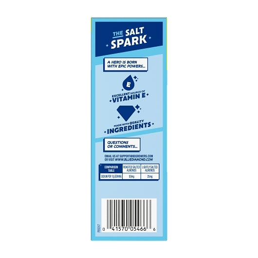 Blue Diamond Lightly Salted 100 Calorie Pack, 6 x 4.2 oz Case - Nuts & Seeds