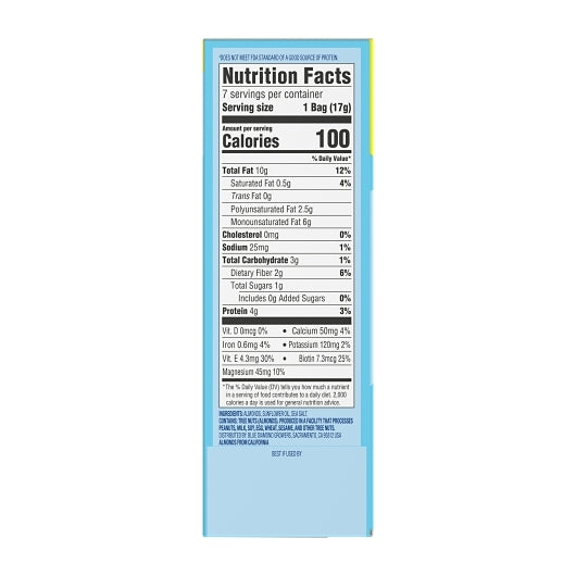 Blue Diamond Roast Lightly Salted 100 Calorie Pack, 6 x 4.2 oz Case - Alternate product angle or state