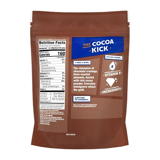 Blue Diamond Almonds Oven Roasted Dark Chocolate, 6 x 14 oz Case - DOT product image 4