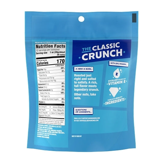 Blue Diamond Roasted & Salted, 6 x 12 oz Case - Nuts & Seeds