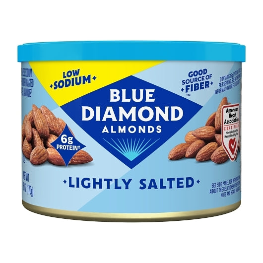 Blue Diamond Roasted Whole Lightly Salted, 12 x 6 oz Case - Alternate product angle or state
