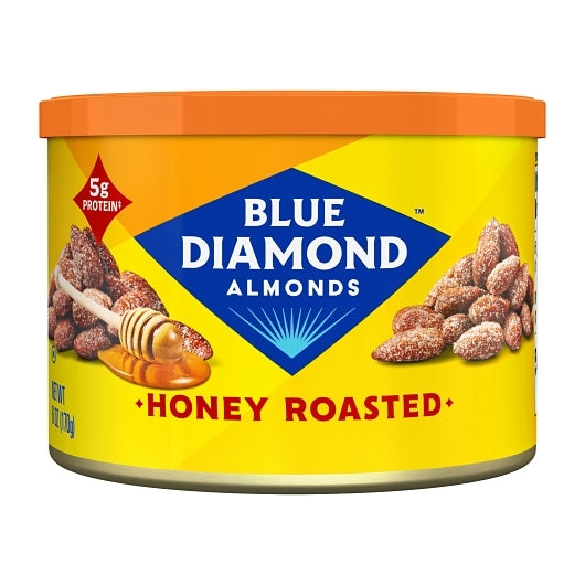 Blue Diamond Almonds Whole Honey Roasted, 12 x 6 oz Case - DOT product image 2
