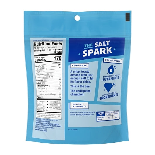 Blue Diamond Lightly Salted, 6 x 12 oz Case - Nuts & Seeds