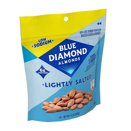 Blue Diamond Lightly Salted, 6 x 12 oz Case - Alternate product angle or state
