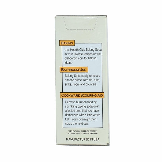 Hearth Club HEARTH BAKING SODA, 24 x 16 oz Case - DOT product image 3