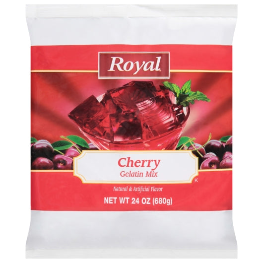 Royal Cherry Flavored Gelatin Mix, 12 x 24 oz Case - DOT product image 6