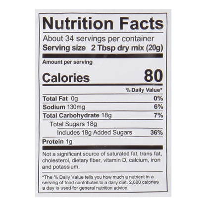 Royal Orange Flavored Gelatin Mix, 12 x 24 oz Case - DOT product image 2