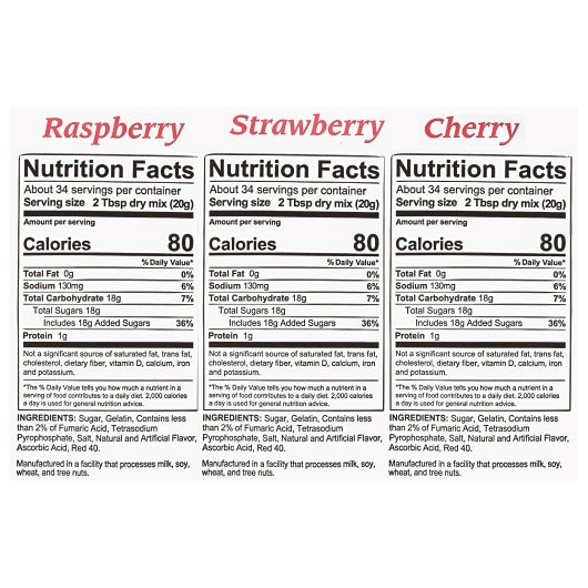Royal Assorted Reds Gelatin Mix, 12 x 24 oz Case - DOT product image 6