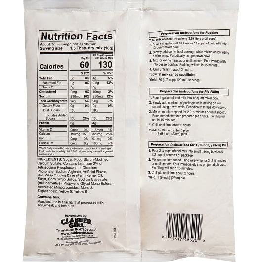 Royal Vanilla Flavored Instant Pudding Mix & Pie Filling, 12 x 28 oz Case - DOT product image 7
