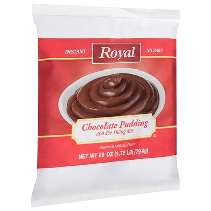 Royal Chocolate Flavored Instant Pudding Mix & Pie Filling, 12 x 28 oz Case - DOT product image 5