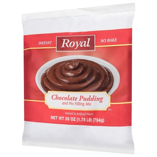 Royal Chocolate Flavored Instant Pudding Mix & Pie Filling, 12 x 28 oz Case - DOT product image 6