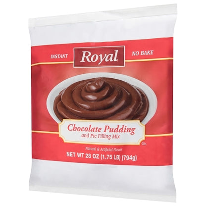 Royal Chocolate Flavored Instant Pudding Mix & Pie Filling, 12 x 28 oz Case - DOT product image 6