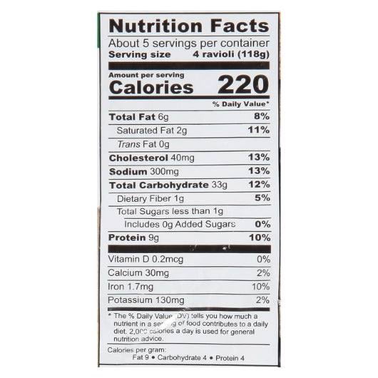 Celentano Beef Ravioli, 12 x 20 oz Case - DOT product image 2