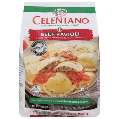 Celentano Beef Ravioli, 12 x 20 oz Case - DOT product image 3