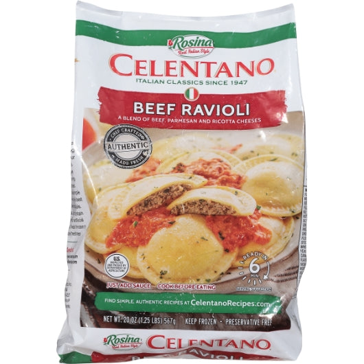 Celentano Beef Ravioli, 12 x 20 oz Case - DOT product image 4