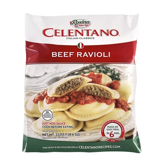 Celentano Beef Ravioli, 12 x 20 oz Case - DOT product image 7