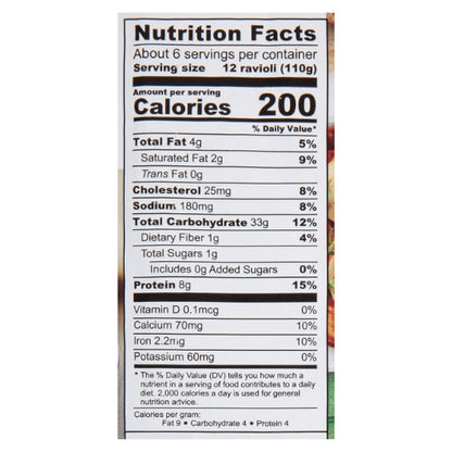 Celentano Cooked Mini Cheese Ravioli, 12 x 24 oz Case - DOT product image 2