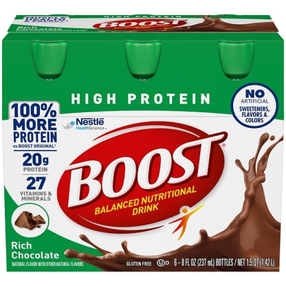 Nestle Health Science High Protein Chocolate Multi-Pack, 4 x 6 x 8 fl oz Case - DOT product image 4