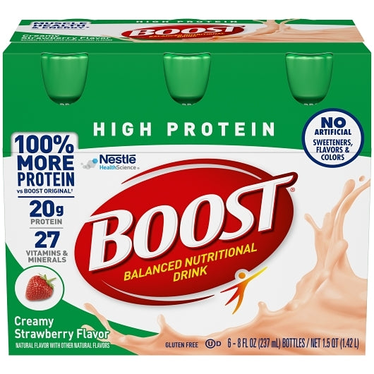 Boost High Protein Strawberry Multi-Pack, 4 x 6 x 8 fl oz Case - DOT product image 2