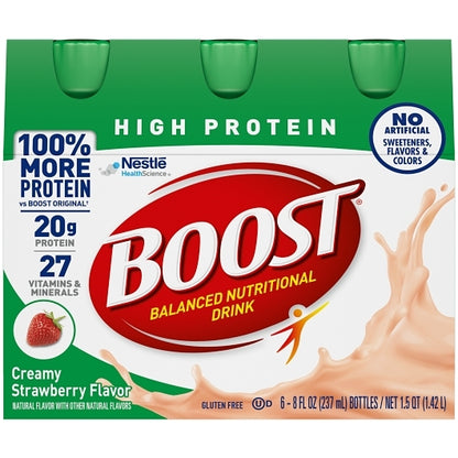 Boost High Protein Strawberry Multi-Pack, 4 x 6 x 8 fl oz Case - DOT product image 4