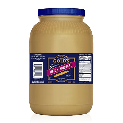 Golds Dijon Mustard Bulk, 4 x 1 GA Case - Condiments & Sauces