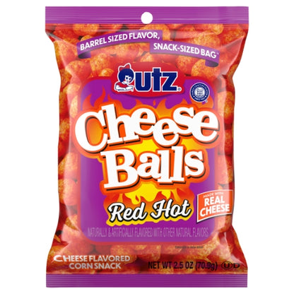 UTZ RED HOT CHEESE BALLS, 5 x 2.5 oz Case - DOT product image 2