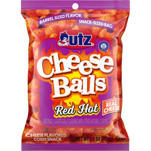 UTZ RED HOT CHEESE BALLS, 5 x 2.5 oz Case - DOT product image 3