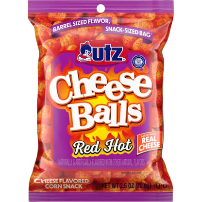 UTZ RED HOT CHEESE BALLS, 5 x 2.5 oz Case - DOT product image 3